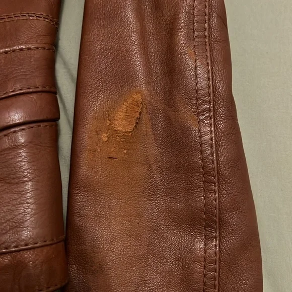 Vera Pelle Brown Italian Leather Jacket - Picture 13 of 13